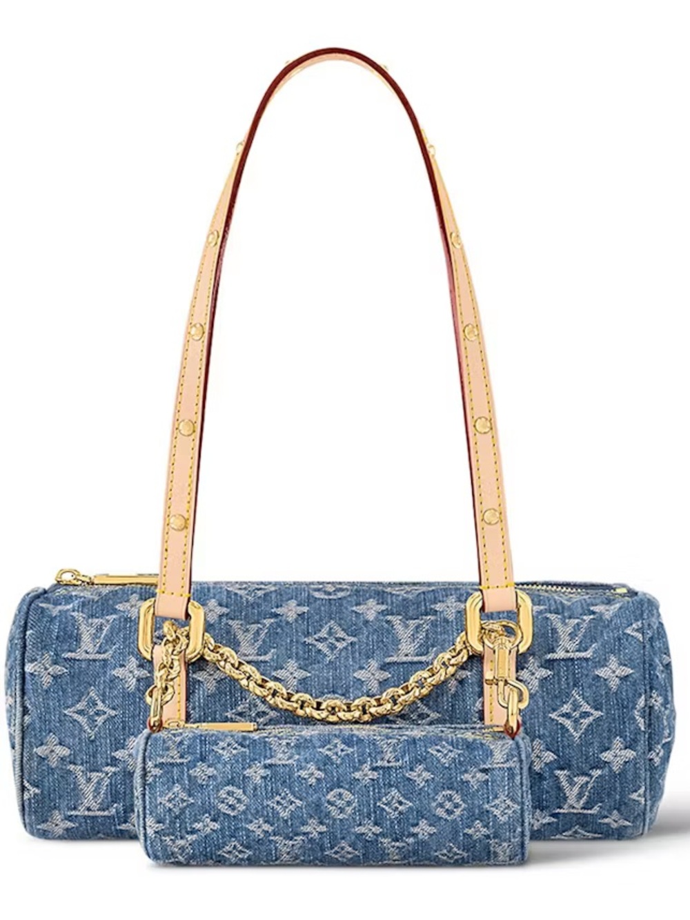 Louis Vuitton Papillon Bag (Denim) - Picture 3 of 5